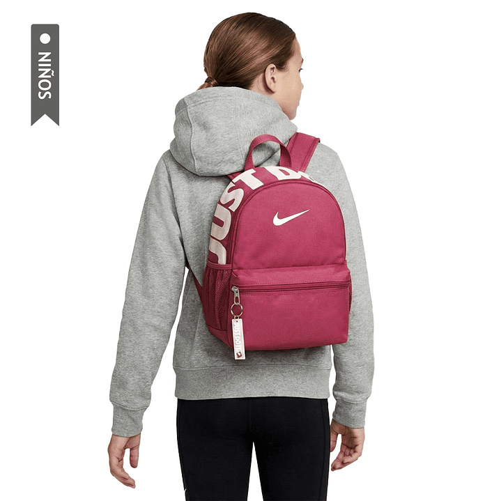 Morral Nike Y Nk Brsla Jdi Mini Bkpk 11L Niño-Rosa 5