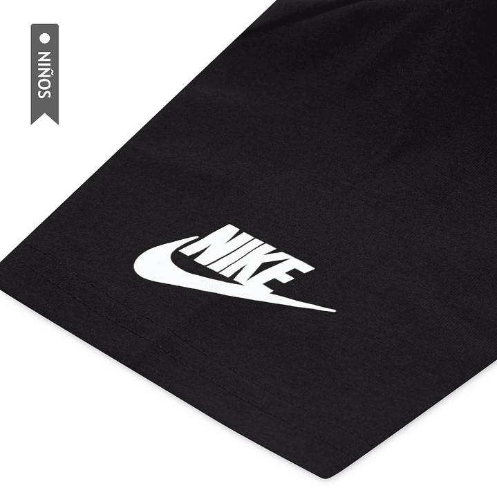 Camiseta Nike Nkb Unwrapped Futura Niño-Negro/Verde 3