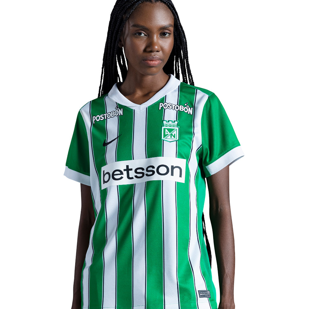 Camiseta De Futbol Nike Atlético Nacional 2026 Mujer-Verde 1