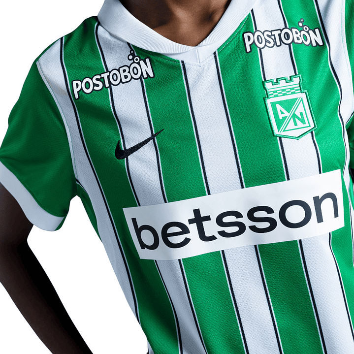 Camiseta De Futbol Nike Atlético Nacional 2026 Mujer-Verde 3