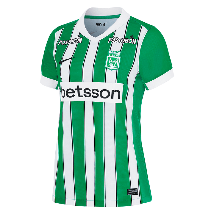 Camiseta De Futbol Nike Atlético Nacional 2026 Mujer-Verde 5
