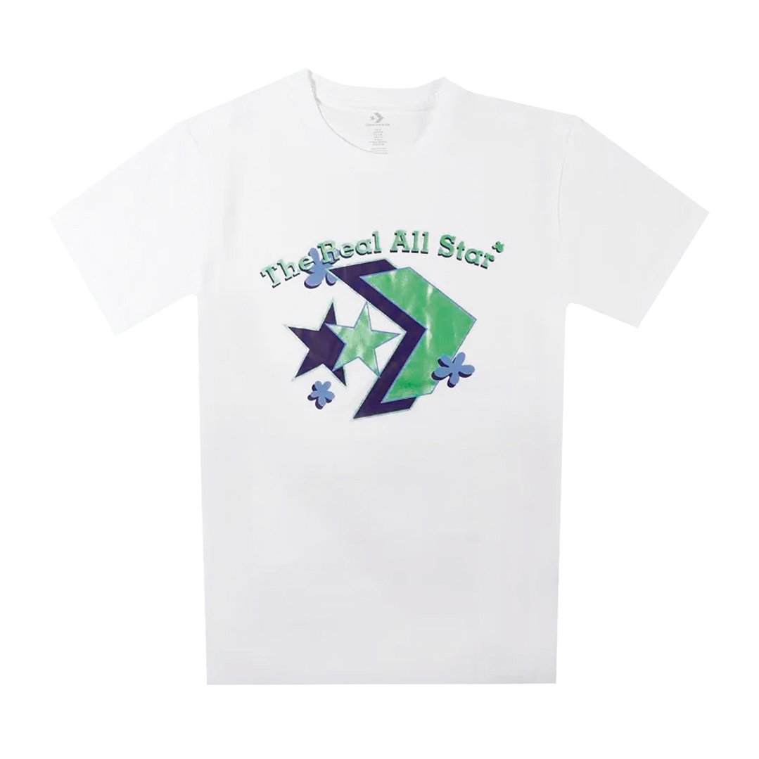 Camiseta Converse Logo Remix Mujer-Blanco 3