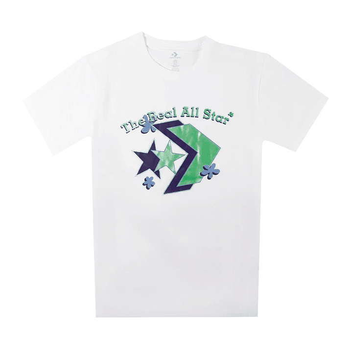 Camiseta Converse Logo Remix Mujer-Blanco 3