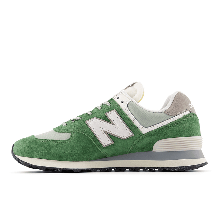 Tenis New Balance 574 Hombre-Verde/Blanco 3