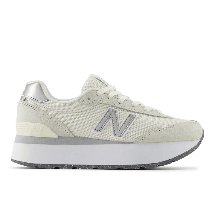 Tenis New Balance 515 Mujer-Beige/Gris 1