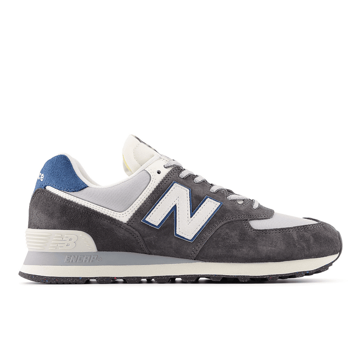 Tenis New Balance 574 Hombre-Negro/Blanco 1