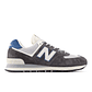 Tenis New Balance 574 Hombre-Negro/Blanco - Miniatura 1