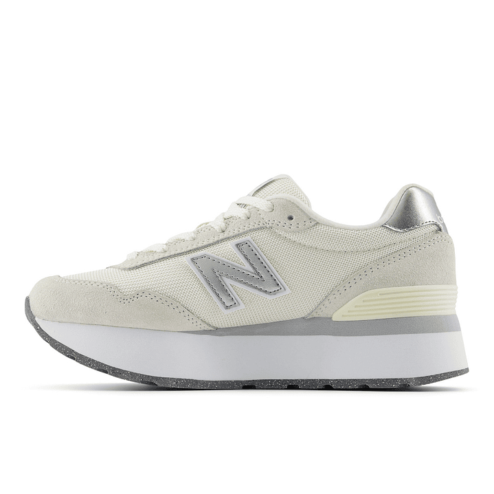 Tenis New Balance 515 Mujer-Beige/Gris 3