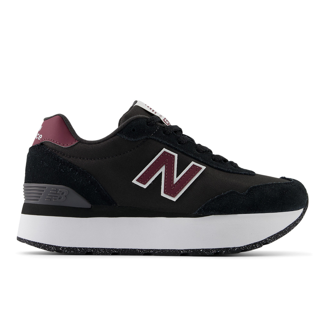 Tenis New Balance 515 Mujer-Negro/Rojo 1
