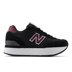 Tenis New Balance 515 Mujer-Negro/Rojo