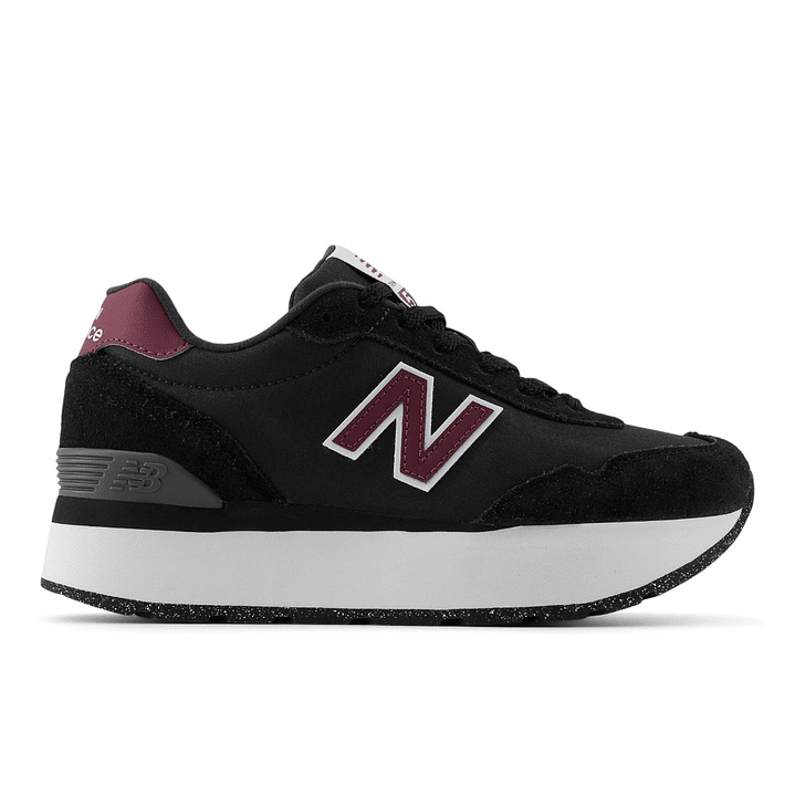 Tenis New Balance 515 Mujer-Negro/Rojo 1