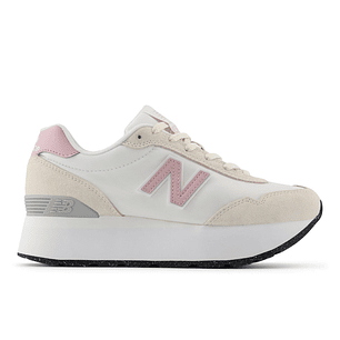 Tenis New Balance 515 Mujer-Blanco/Rosa