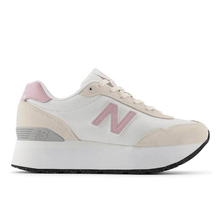 Tenis New Balance 515 Mujer-Blanco/Rosa 1