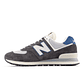 Tenis New Balance 574 Hombre-Negro/Blanco - Miniatura 3