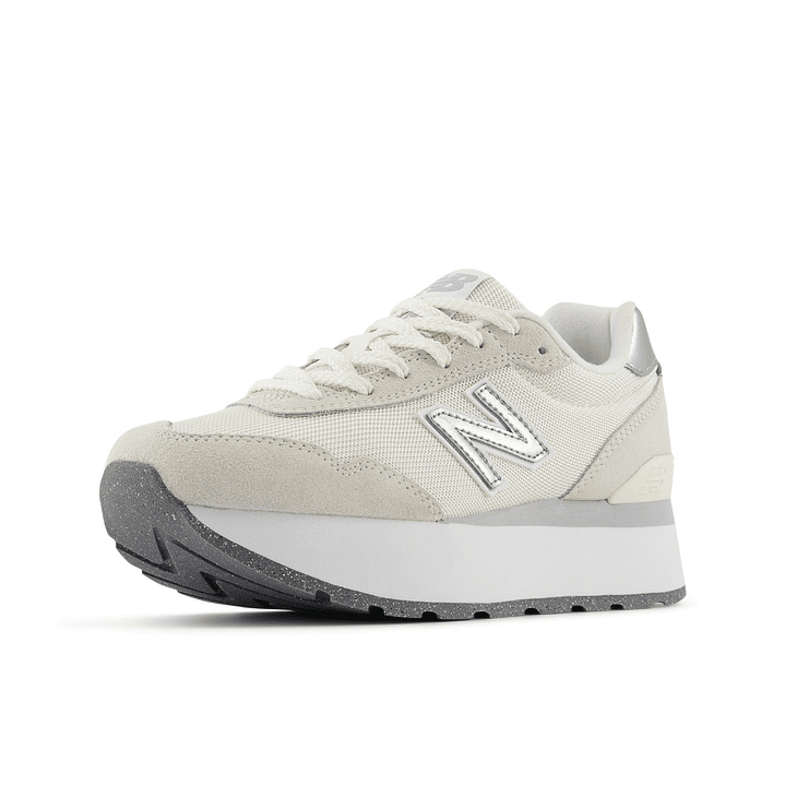 Tenis New Balance 515 Mujer-Beige/Gris 4