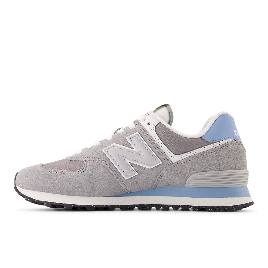 Tenis New Balance 574 Unisex-Gris/Azul 3