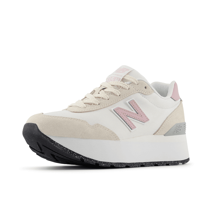 Tenis New Balance 515 Mujer-Blanco/Rosa 4