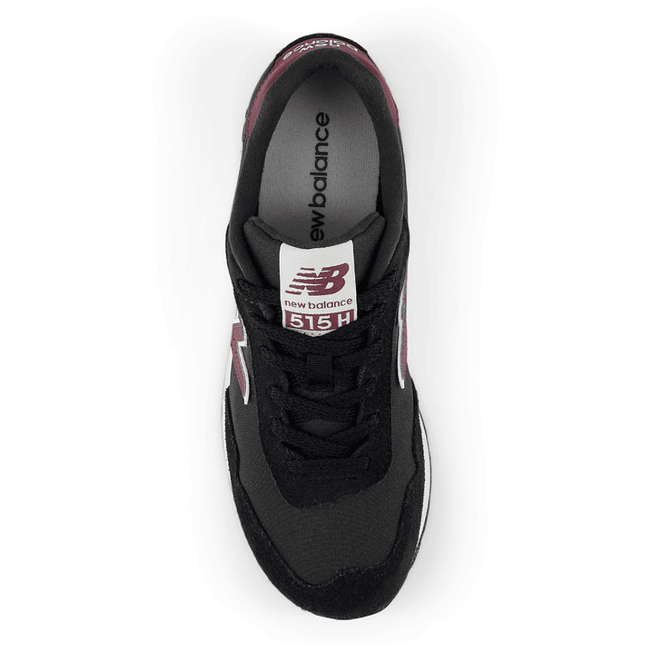 Tenis New Balance 515 Mujer-Negro/Rojo 5