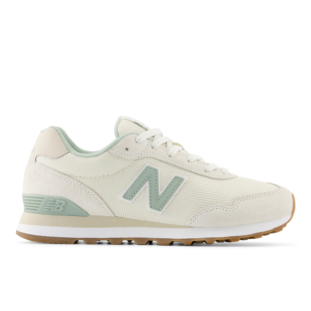 Tenis New Balance 515 Mujer-Beige/Verde 1