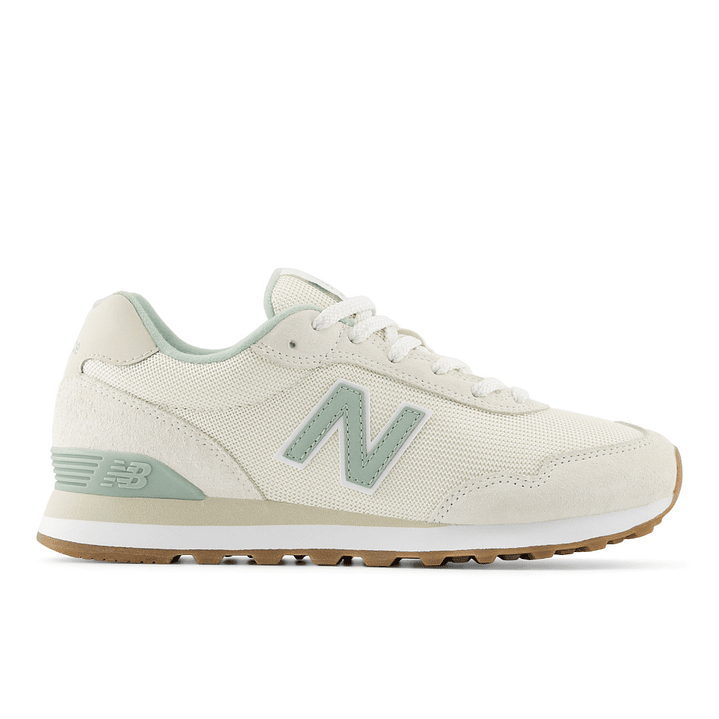 Tenis New Balance 515 Mujer-Beige/Verde 1