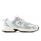 Tenis New Balance 530 Mujer-Blanco/Verde - Miniatura 1