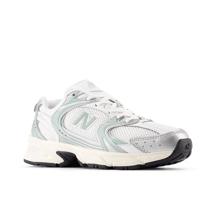 Tenis New Balance 530 Mujer-Blanco/Verde 4