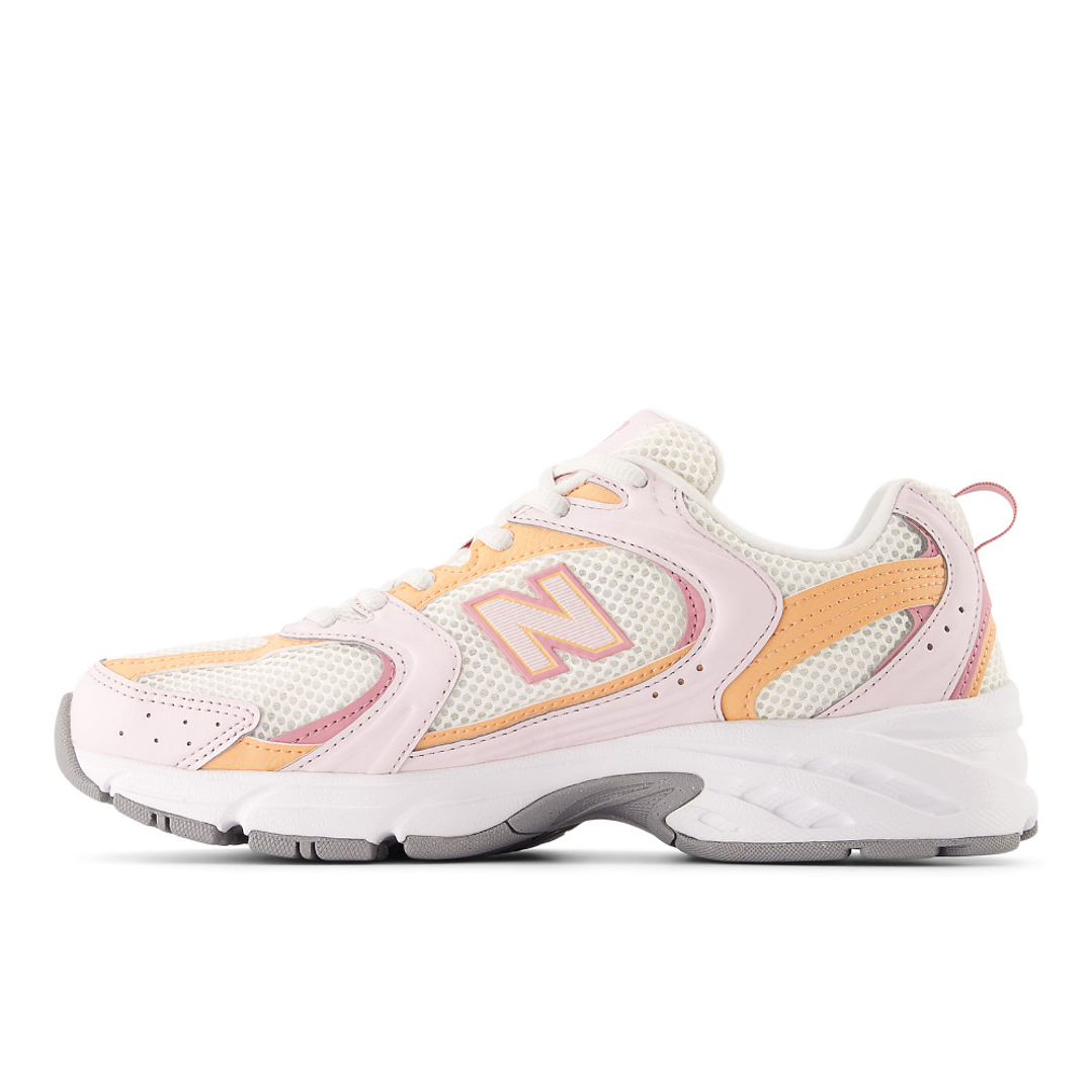 Tenis New Balance 530 Mujer-Blanco/Naranja 3