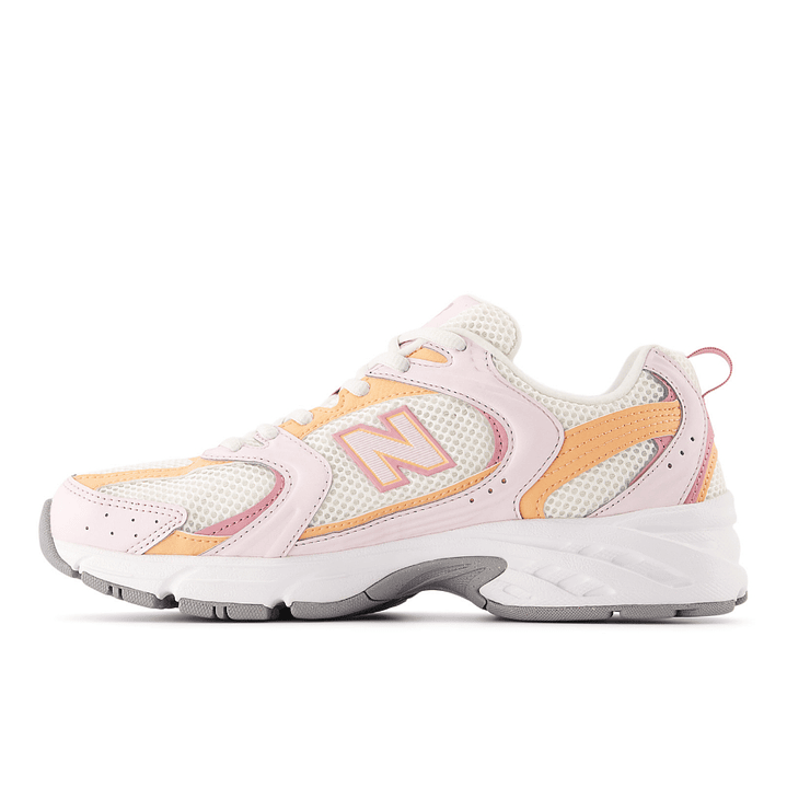 Tenis New Balance 530 Mujer-Blanco/Naranja 3