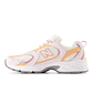 Tenis New Balance 530 Mujer-Blanco/Naranja - Miniatura 3