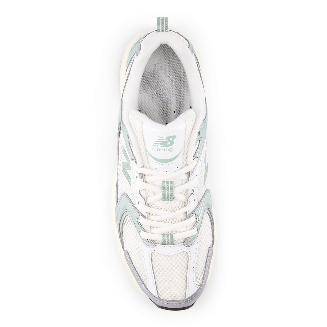 Tenis New Balance 530 Mujer-Blanco/Verde 5