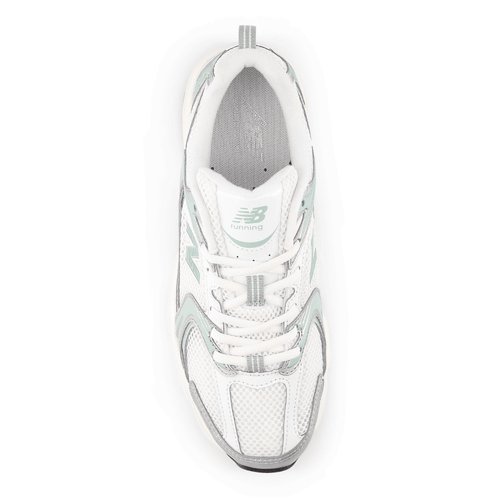 Tenis New Balance 530 Mujer-Blanco/Verde 5