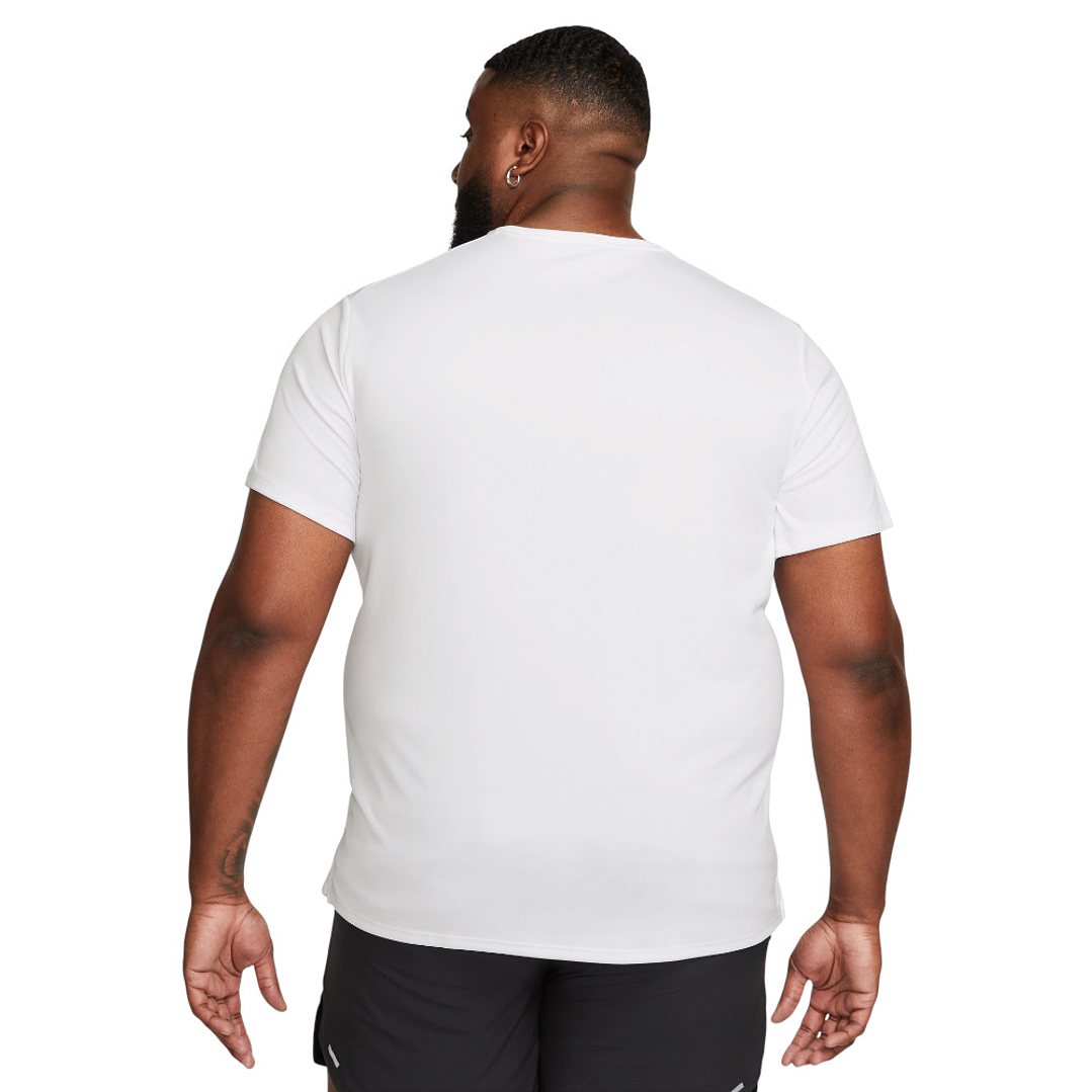 Camiseta Nike Uv Miler Running Hombre-Blanco 2