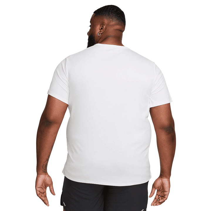 Camiseta Nike Uv Miler Running Hombre-Blanco 2