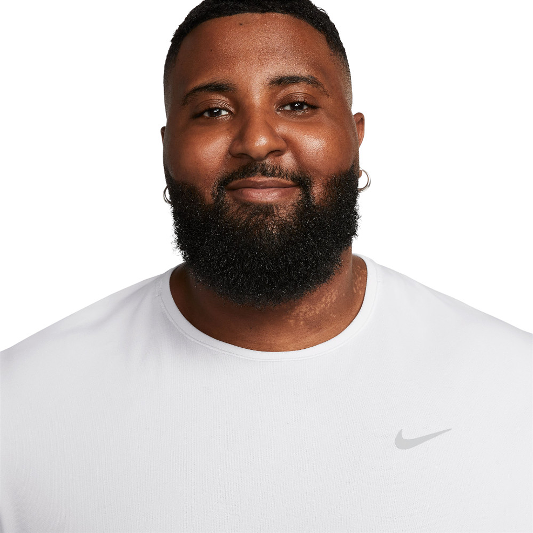 Camiseta Nike Uv Miler Running Hombre-Blanco 3