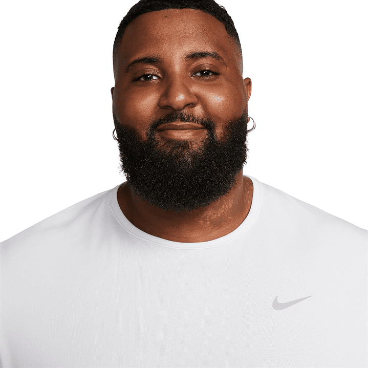 Camiseta Nike Uv Miler Running Hombre-Blanco 3