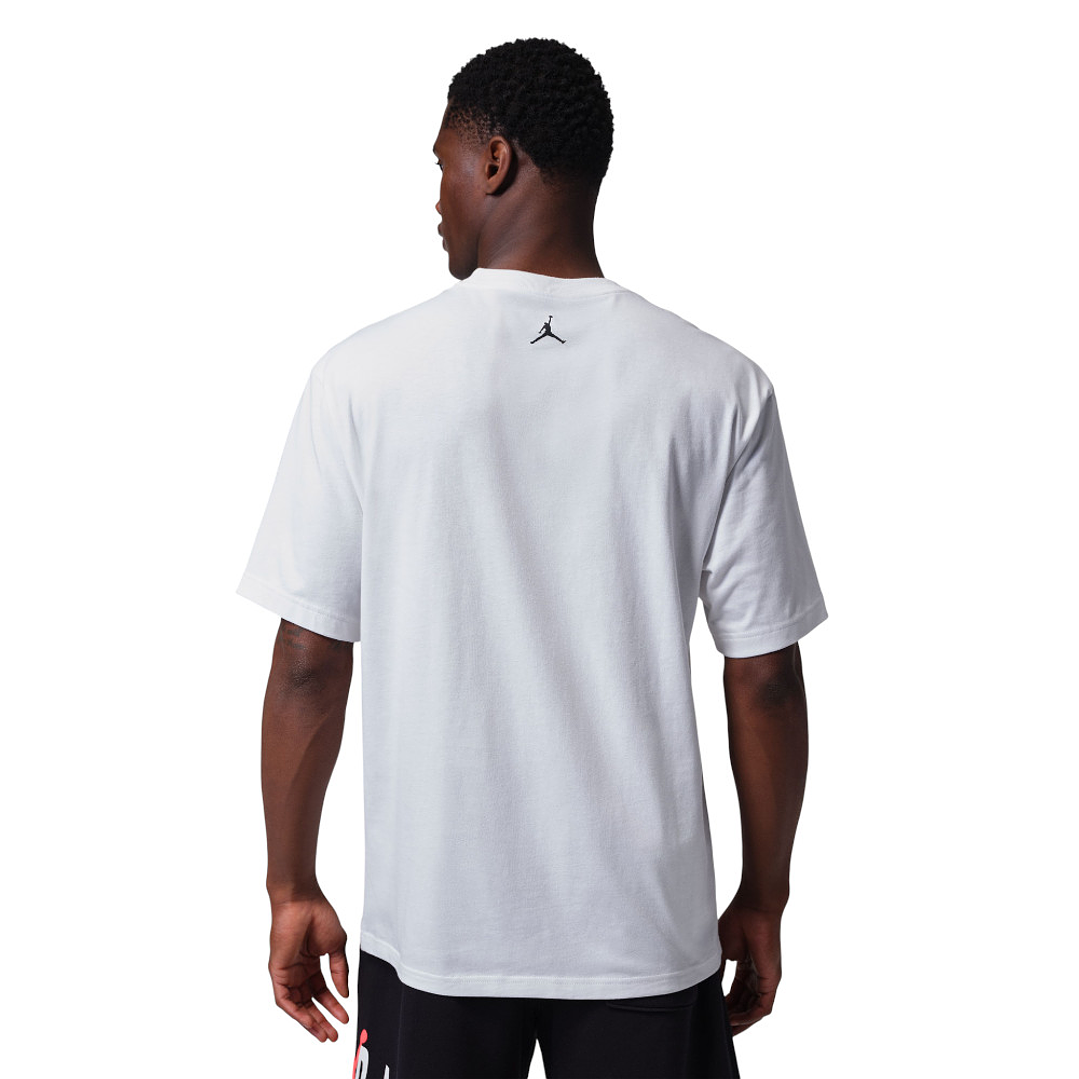 Camiseta Nike M J Brk Ess 85 Gfx Ss Crw Hombre-Blanco 2