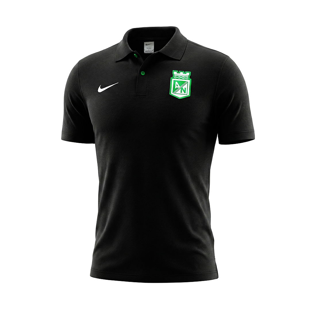 camiseta polo Nike Atletico nacional VCTRY SLD Hombre-Negro 1
