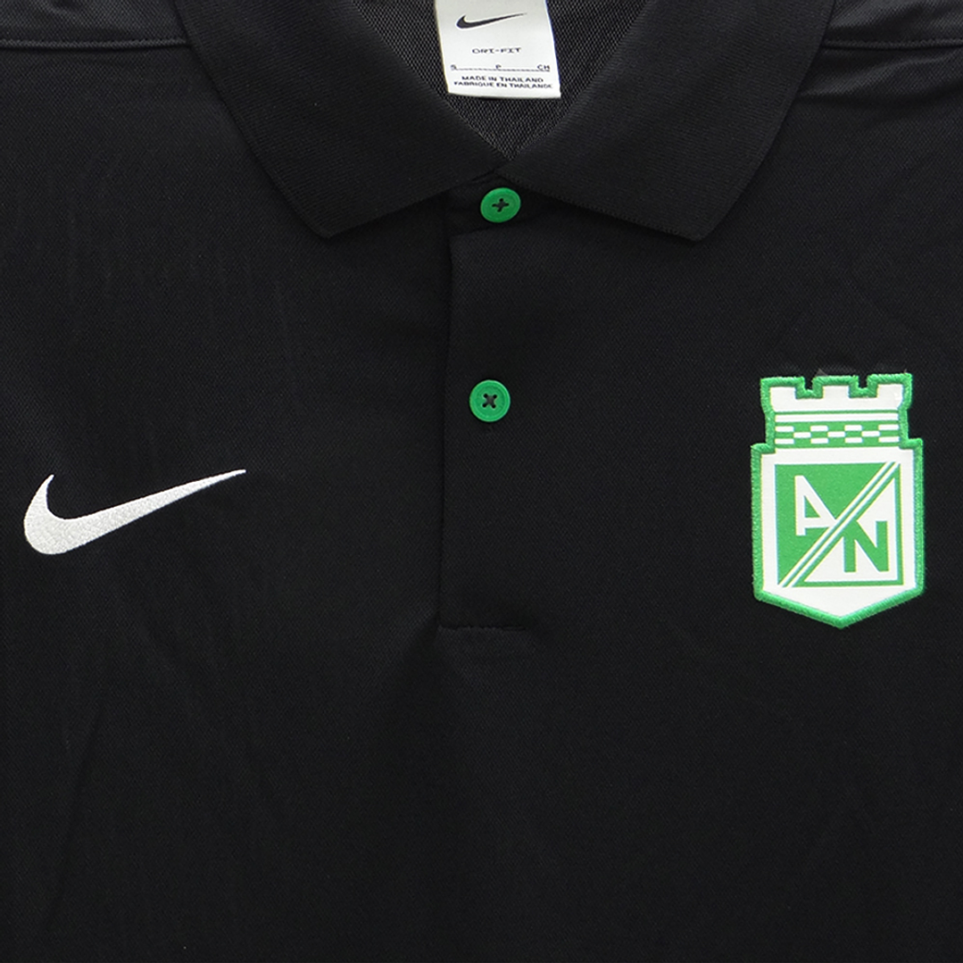 camiseta polo Nike Atletico nacional VCTRY SLD Hombre-Negro 3