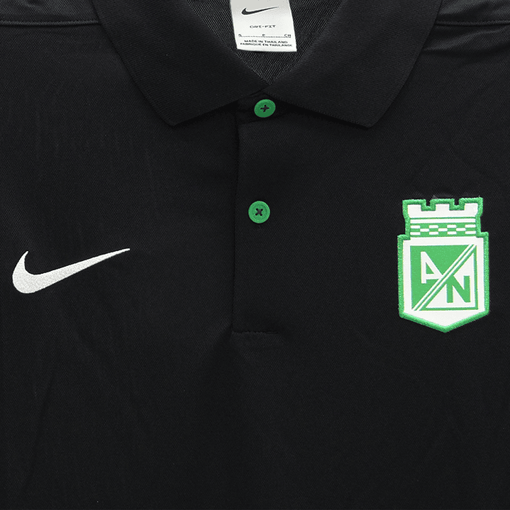 camiseta polo Nike Atletico nacional VCTRY SLD Hombre-Negro 3