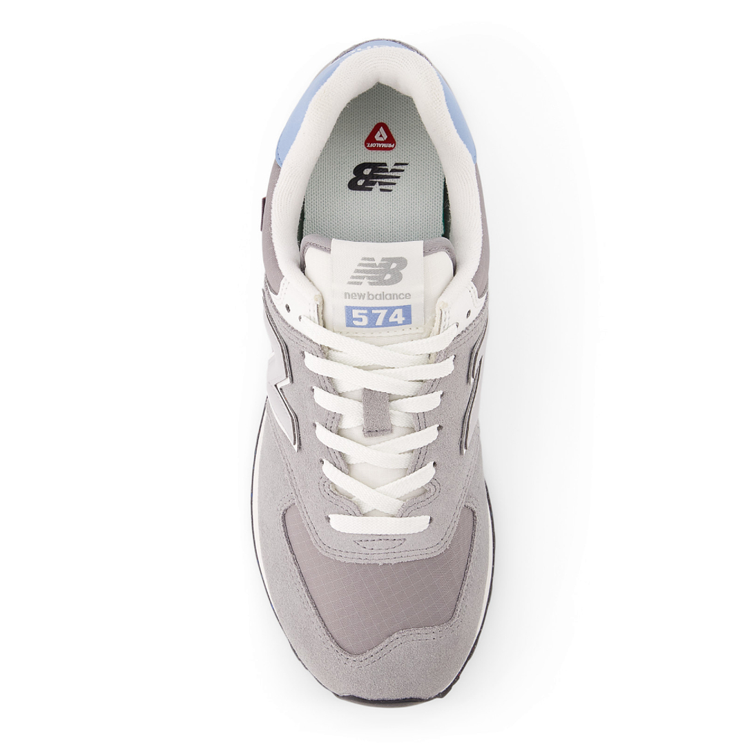 Tenis New Balance 574 Mujer-Gris/Azul 5