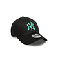 Gorra New Era New York Yankees-Negro/Verde - Miniatura 3