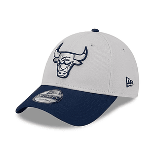 Gorra New Era Chicago Bulls-Gris-Azul