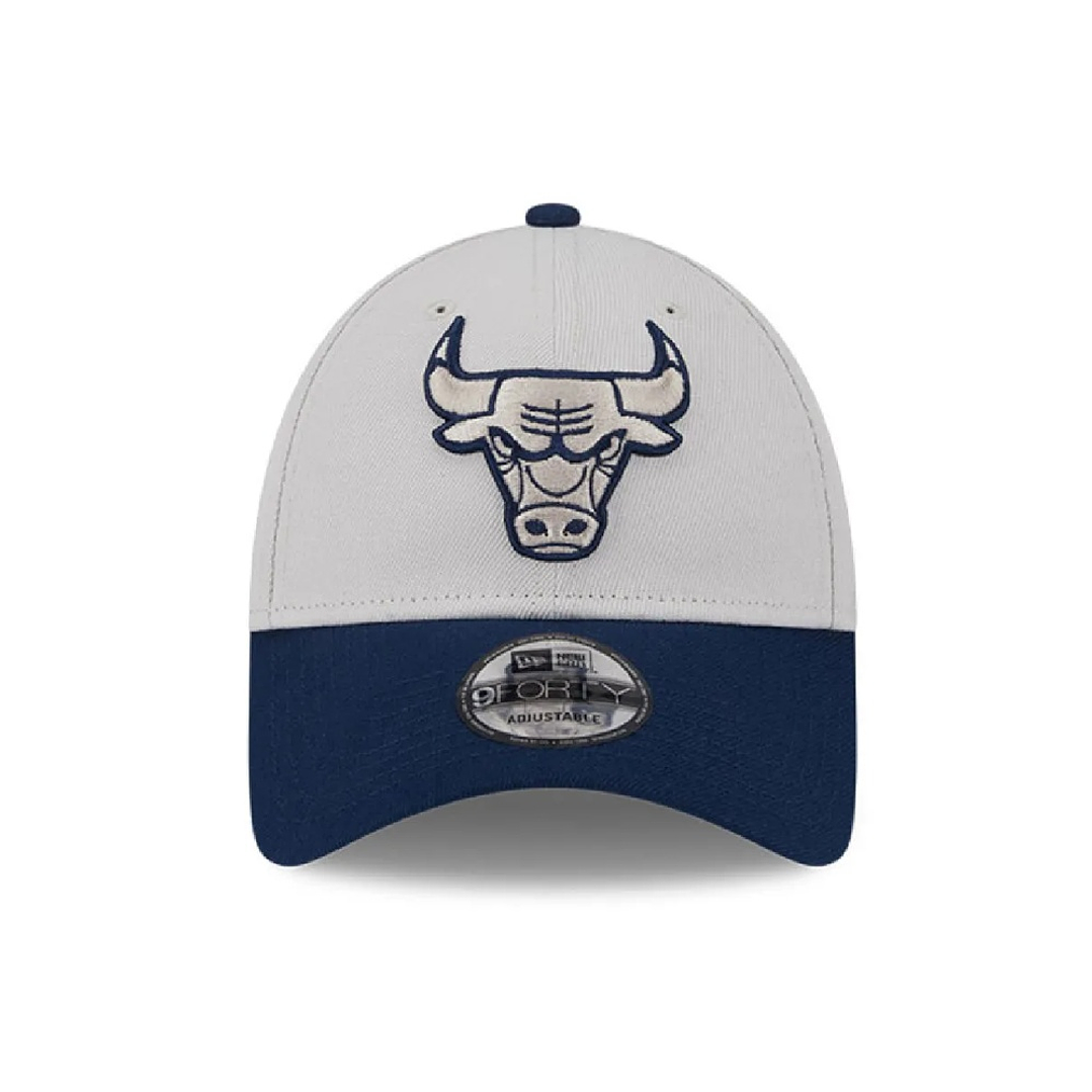 Gorra New Era Chicago Bulls-Gris-Azul 2