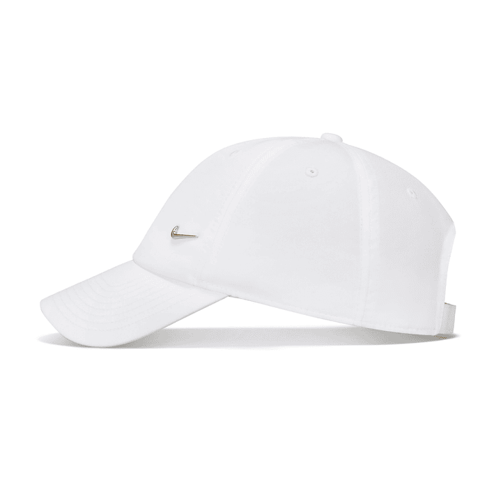 Gorra Nike Dri Fit Club Metal Swoosh Hombre-Blanco 2