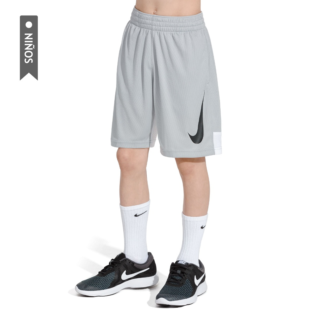 Medias Nike Everydy Cush Ankl 6Pr 108 Niño-Blanco Negro 4