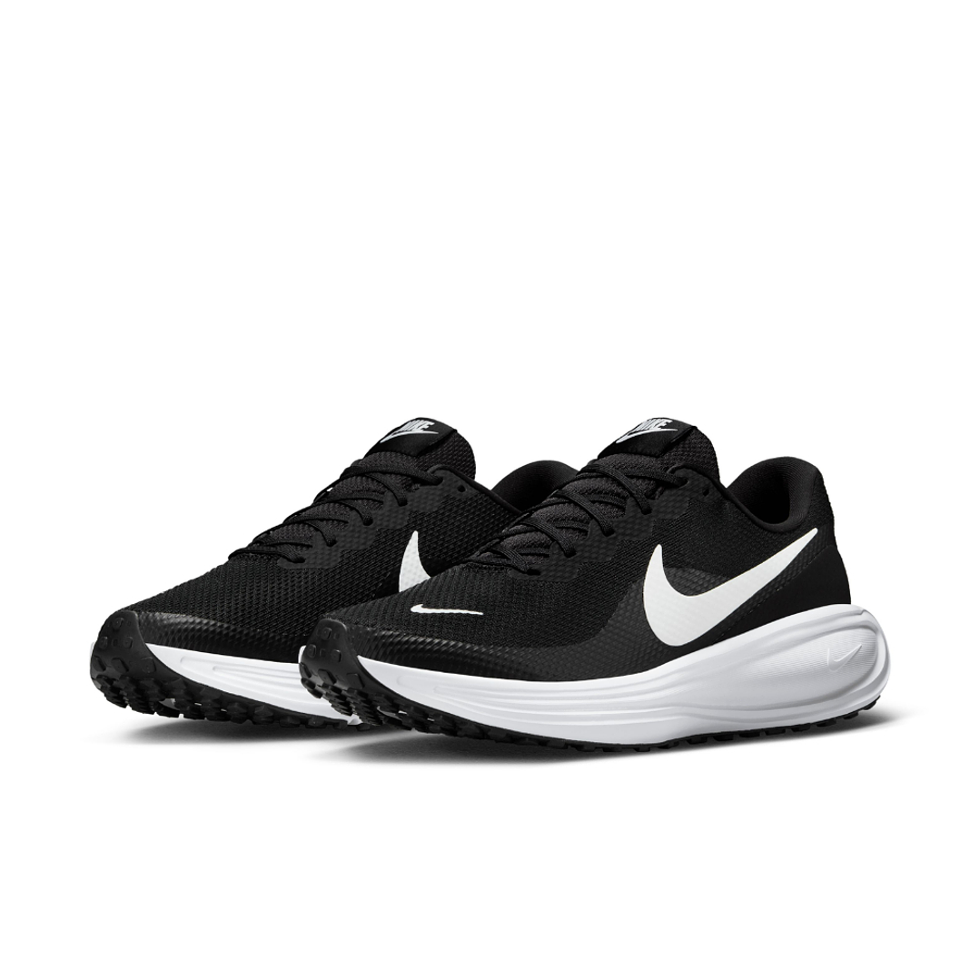 Tenis Nike Revolution 8 Hombre-Negro/Blanco 4