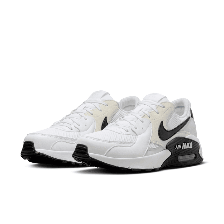 Tenis Nike Air Max Excee Hombre-Blanco/Negro 4