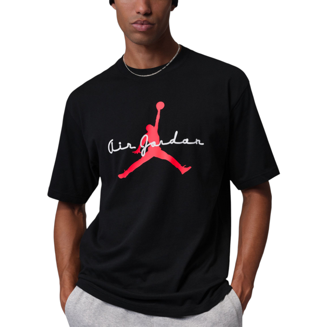 Camiseta Nike M J Brk Ess 85 Gfx Ss Crw Hombre-Negro 1