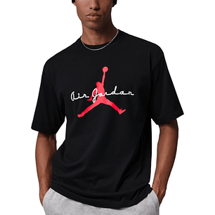 Camiseta Nike M J Brk Ess 85 Gfx Ss Crw Hombre-Negro