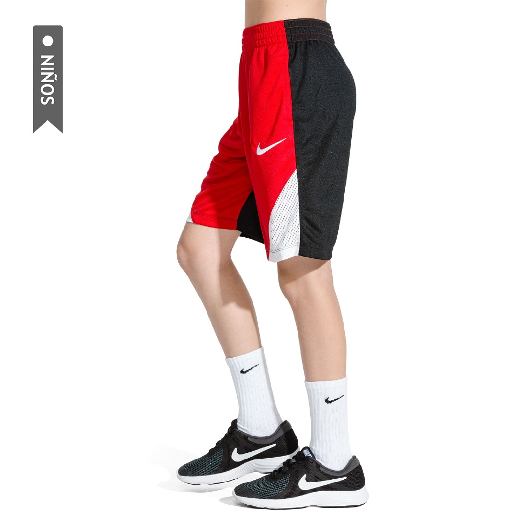 Medias Nike Everydy Cush Crew 6Pr 108 Niño-Blanco Negro 3